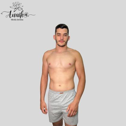 Imagem de Pijama Masculino Samba Canção Lisa Algodão