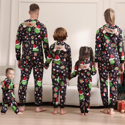Imagem de Pijama Onesie FOTN para adultos e família combinando S701