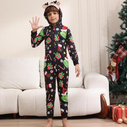 Imagem de Pijama Onesie FOTN para adultos e família combinando S701