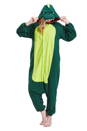 Imagem de Pijama Onesie Magicalani Green Dinosaur para adultos