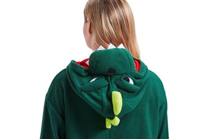 Imagem de Pijama Onesie Magicalani Green Dinosaur para adultos