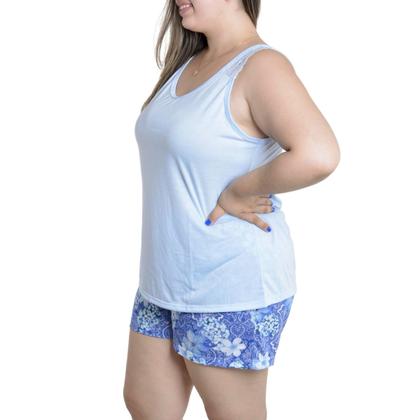 Imagem de Pijama plus size verão short doll regata MADAM feminino Victory