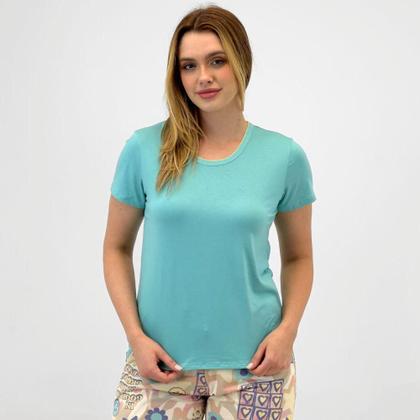 Imagem de Pijama Recco de Verão Manga Curta com Shorts Feminino