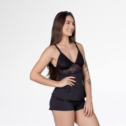 Imagem de Pijama Short Doll Baby Doll Amamentação Feminino Gestante Click