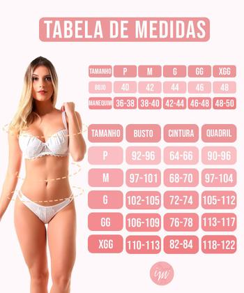 Imagem de Pijama Short Doll Baby Doll IMI Lingerie Em Microfibra E Renda Lina Rosê