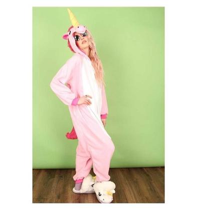 Imagem de Pijama Unicórnio Infantil E Adulto Macacão Kigurumi Cosplay