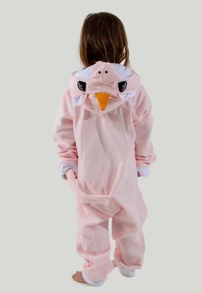 Imagem de Pijama Unicórnio Infantil Fantasia Kigurumi Capuz Macacão de Dormir