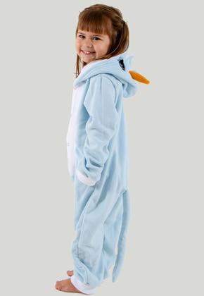 Imagem de Pijama Unicórnio Infantil Fantasia Kigurumi Capuz Macacão de Dormir