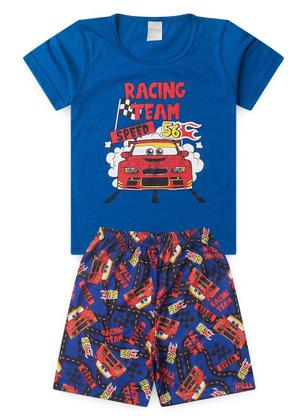 Imagem de Pijama Verão Menino Royal Camiseta e Bermuda Carros