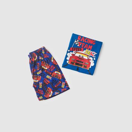 Imagem de Pijama Verão Menino Royal Camiseta e Bermuda Carros