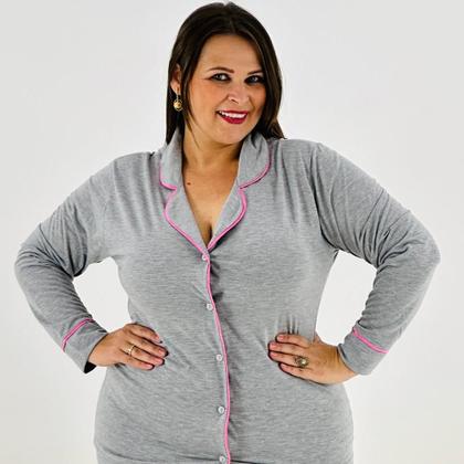 Imagem de Pijama Victory Americano Plus Size Manga Longa com Calça Feminino