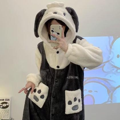 Imagem de Pijamas Pochacco Sweet de algodão simples e elegante para mulheres