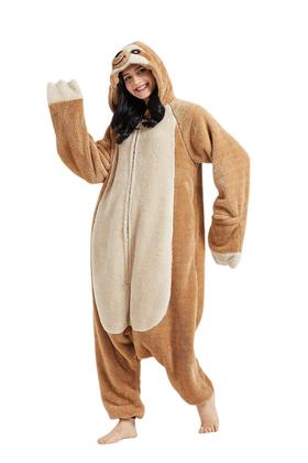 Imagem de Pijamas unissex para adultos preguiçosos de Halloween Onesie DELEY