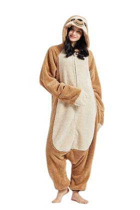 Imagem de Pijamas unissex para adultos preguiçosos de Halloween Onesie DELEY