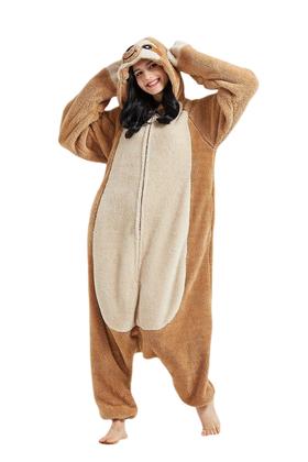 Imagem de Pijamas unissex para adultos preguiçosos de Halloween Onesie DELEY