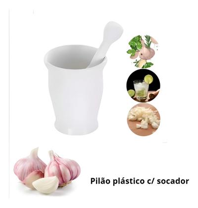 Imagem de Pilão com Socador para Temperos Caipirinha  Amassador Coquetel macerado 1uni