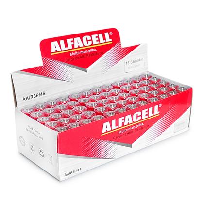 Imagem de Pilha 2A Comum Pequena AA Caixa 60 Unidades 1.5V Originais