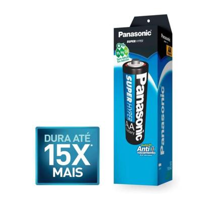 Imagem de Pilha AA Panasonic Comum Super Hyper Cartela C/ 12 Unidades