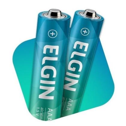 Imagem de Pilha AAA Alcalina Palito Elgin - Cartela c/ 4 Pilhas