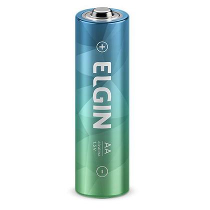 Imagem de Pilha Alcalina AA LR6 1,5V Elgin Energy Blister com 4 Pilhas Pequenas 82153
