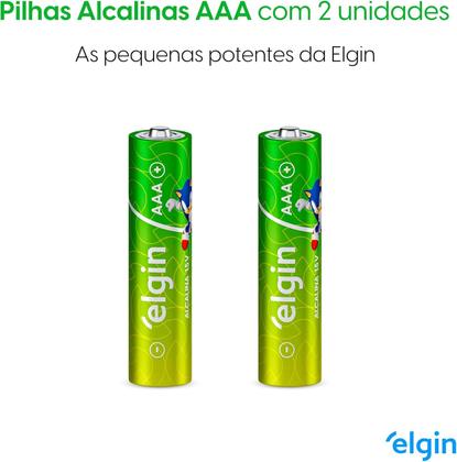 Imagem de Pilha alcalina aaa blister 2pcs - elgin