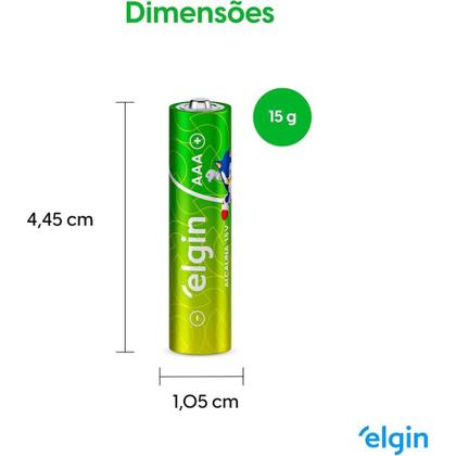 Imagem de Pilha Alcalina AAA c/ 2 Unidades Elgin