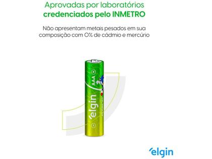 Imagem de Pilha Alcalina AAA ELE000000082154 Elgin 1,5V 2 Unidades
