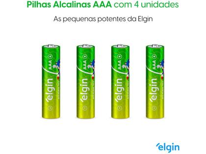 Imagem de Pilha Alcalina AAA ELE000000082155 Elgin 1,5V 4 Unidades