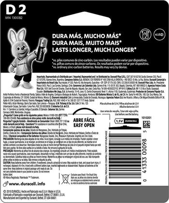 Imagem de Pilha Alcalina Duracell Grande D com 2 unid.