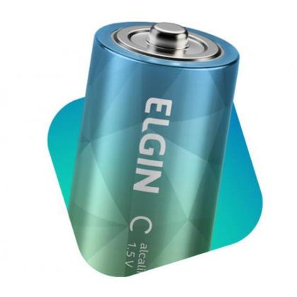 Imagem de Pilha alcalina média C com 2 unidades