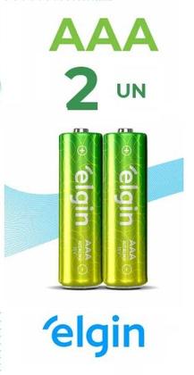 Imagem de Pilha Alcalina Palito AAA Cartela 02UN ELGIN