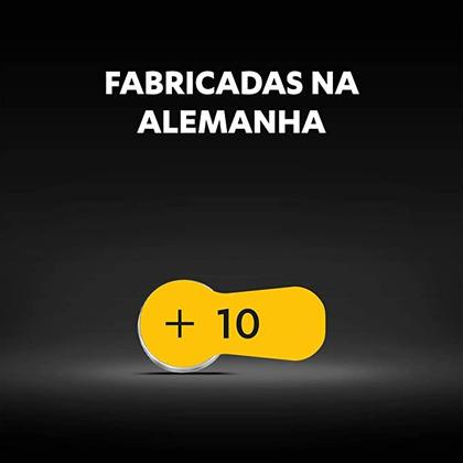 Imagem de Pilha Auditiva nº 10 Duracell com 6 unidades