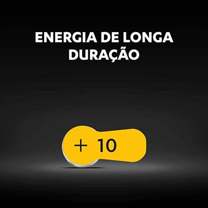 Imagem de Pilha Auditiva nº 10 Duracell com 6 unidades