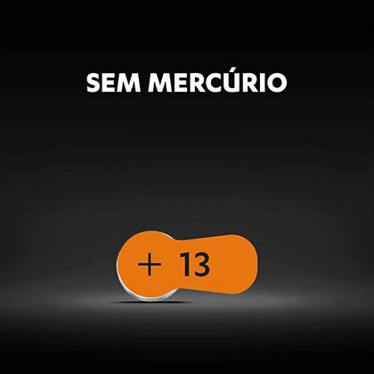 Imagem de Pilha Auditiva nº 13 Duracell com 6 unidades