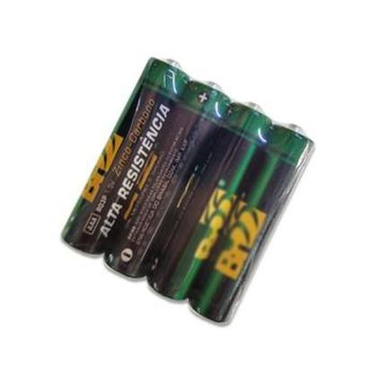 Imagem de Pilha br comum r6p aa alta resistência 1,5v c/4 pilhas