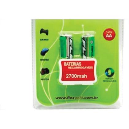 Imagem de Pilha Flex Recarreg.Aa C/2