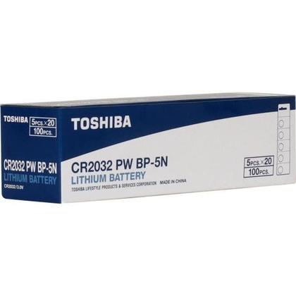 Imagem de Pilha Moeda Lithium 3V CR2032 (C/5 Pilhas) Toshiba