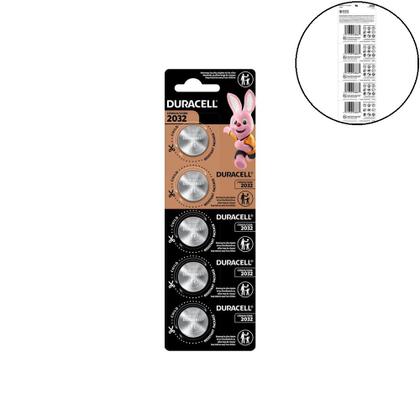 Imagem de Pilha Moeda Lithium 3v Cr2032 (com 5 Pilhas) Duracell