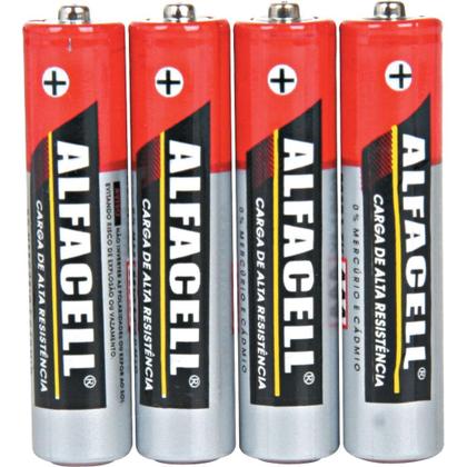 Imagem de Pilha Palito com 4 Unidades R03P4B Alfacell - Alfacell