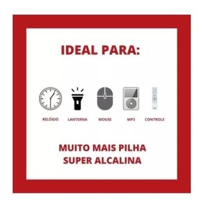 Imagem de Pilha Pequena Alfacell AAA 1,5V Kit com 60 Unidades