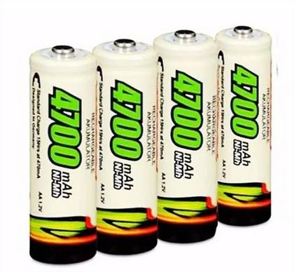 Imagem de Pilha Recarregável Aa 4700 Mah - Cartela Com 4 Unidades