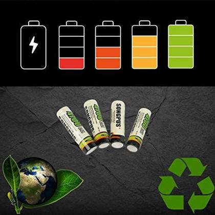 Imagem de Pilha Recarregável AA 4700 mAh - Cartela com 4 unidades