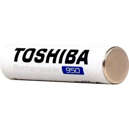 Imagem de Pilha Recarregável AAA Toshiba, 950 mAh, Blister C/ 2 Unidades - TNH-3GAE BP-2C