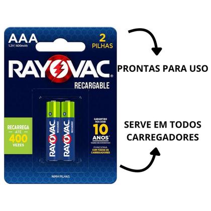 Imagem de Pilha Recarregável Econômica Telefone Sem Fio Aaa - Rayovac