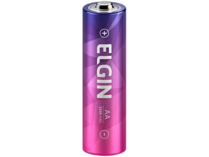 Imagem de Pilha Recarregável Palito AA-2500mAh Blister Com 2 Pilhas Elgin