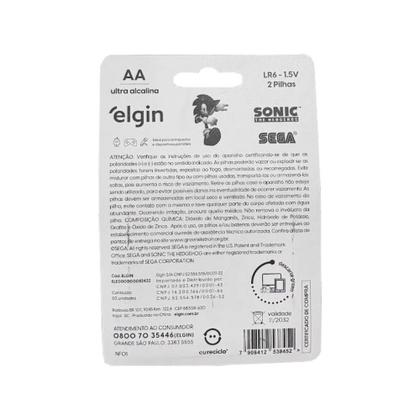 Imagem de Pilha Ultra Alcalina Elgin Palito AA com 2 Unidades LR6-1,5V