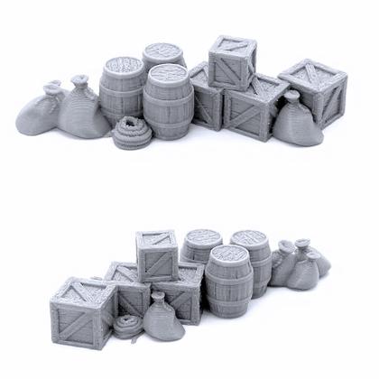 Imagem de Pilhas de carga Terrain Compatíveis com EnderToys DND com Warhammer 40k
