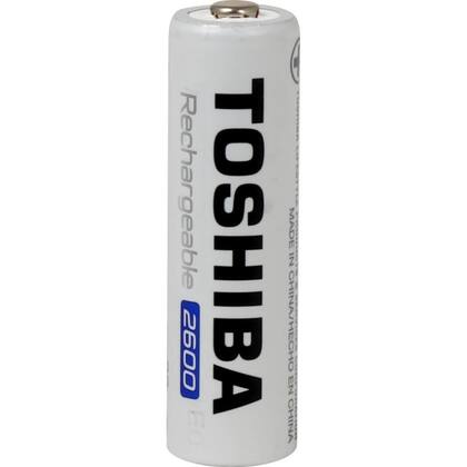 Imagem de Pilhas recarregaveis aa 2600 mah toshiba blister com 4 unidades tnh-6gae bp-4c