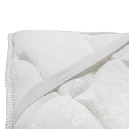 Imagem de Pillow Top Baby Infantil Berço Padrão Branco Dabe com Elástico - 060x130