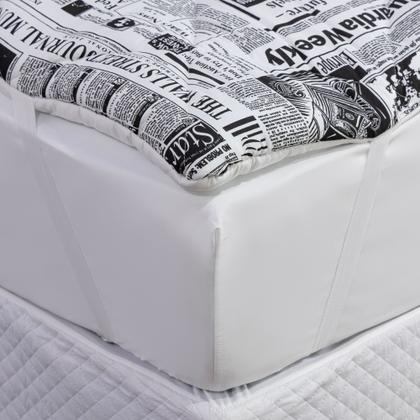 Imagem de Pillow Top Casal King Size Com Travesseiros Cheios Da Ortobom e Fronha